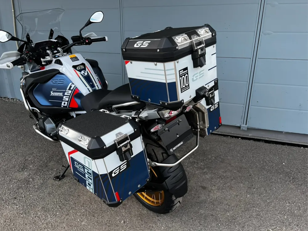 BMW R1250Gs 2023, white / blue, фото 15