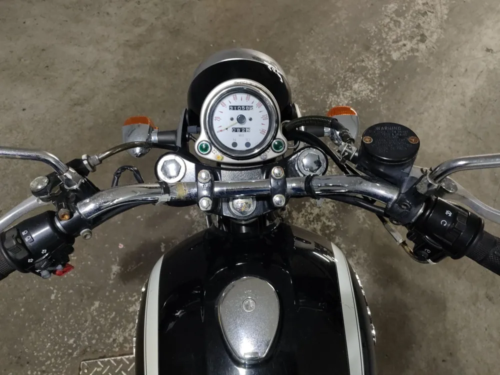 Kawasaki Estrella, чёрный, фото 5