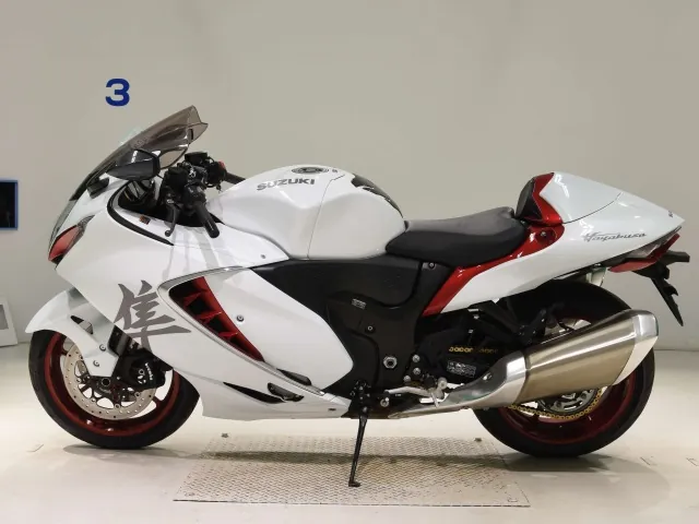 Suzuki Hayabusa 2021, white | red, фото 2