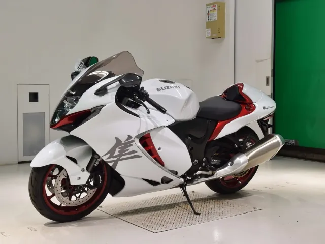 Suzuki Hayabusa 2021, white | red, фото 4