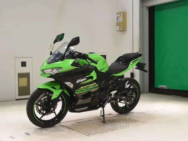 Kawasaki Ninja 400 2018, black | green, фото 4