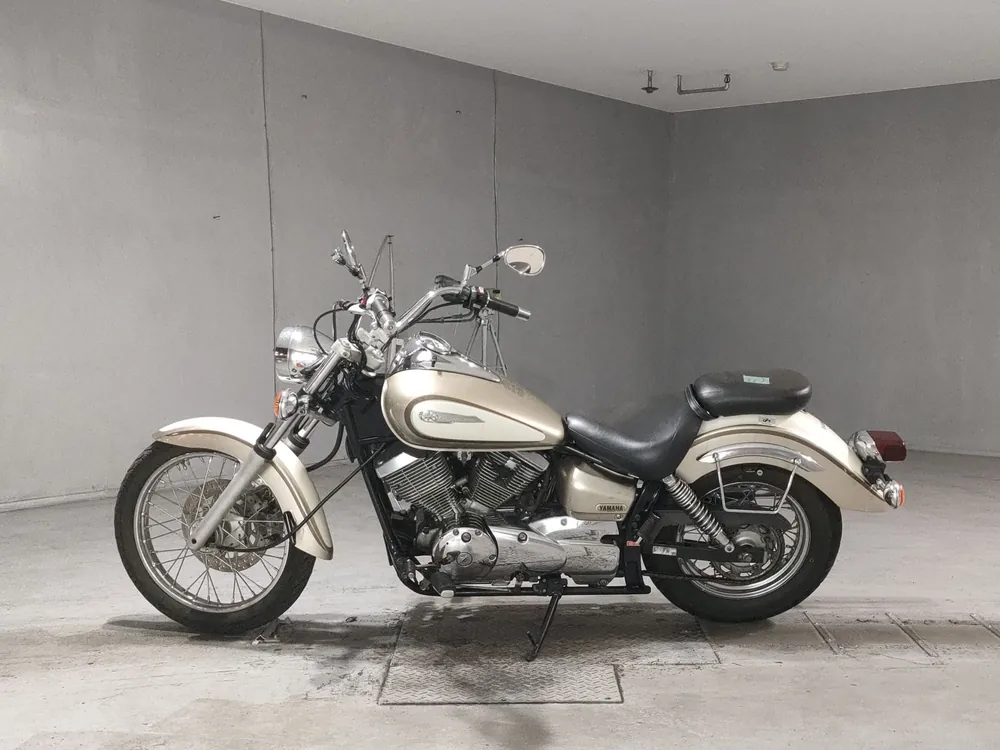 Yamaha Dragstar 250, белый, серебристый, фото 2