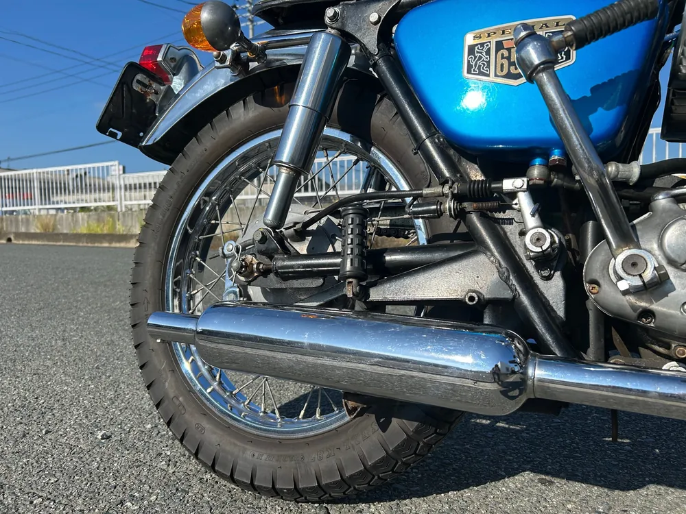 Kawasaki W1SA 1969, синий, фото 5