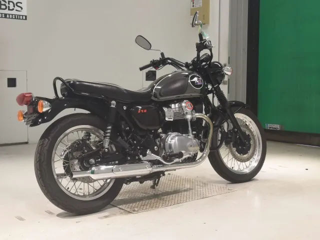 Kawasaki W800-2 2021, чёрный, фото 5