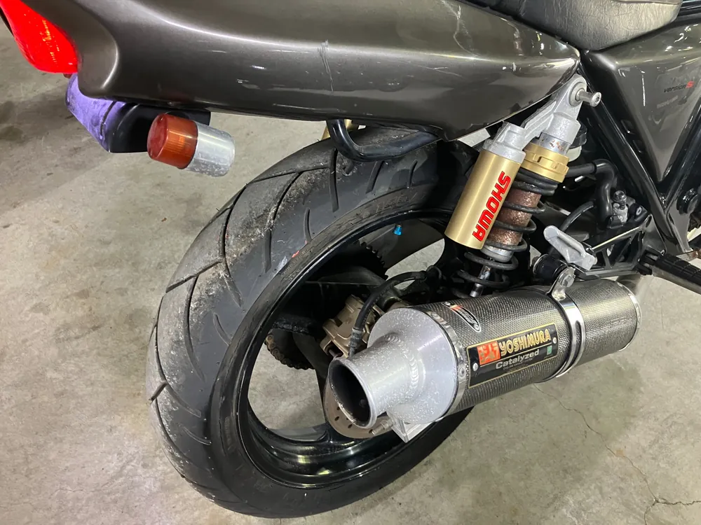 Honda CB400 1998, gray / black, фото 5