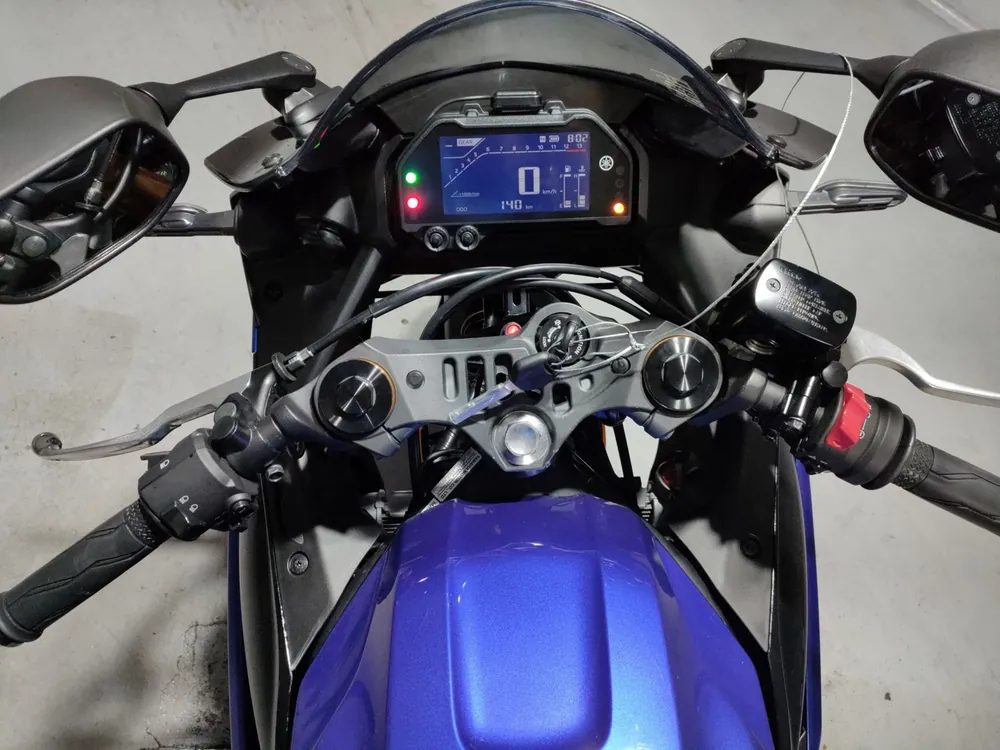 Yamaha Mt-03A 2025, чёрный, синий, фото 5