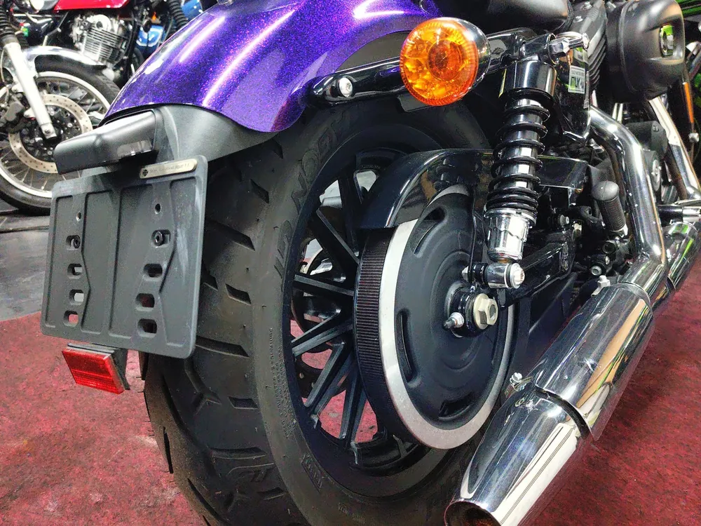 Harley-Davidson XL883R 2014, фиолетовый, фото 11