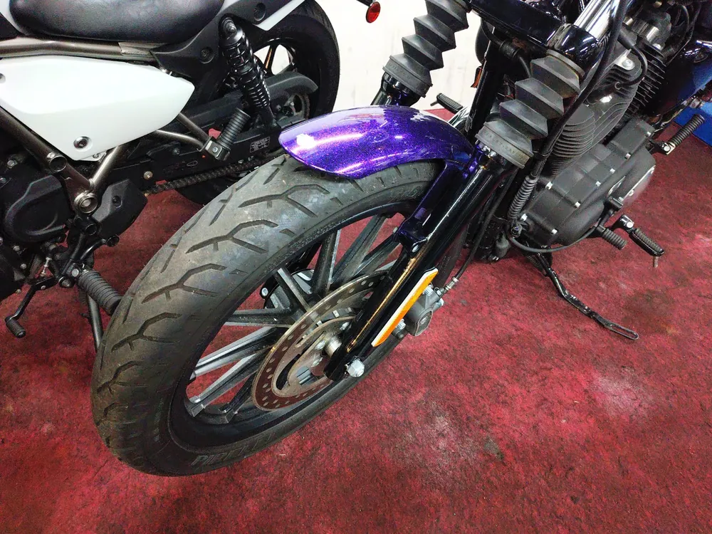 Harley-Davidson XL883R 2014, фиолетовый, фото 12
