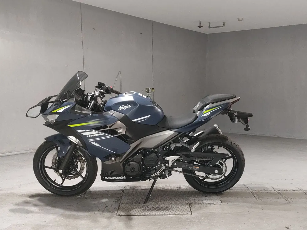 Kawasaki Ninja 400 2022, синий, фото 2
