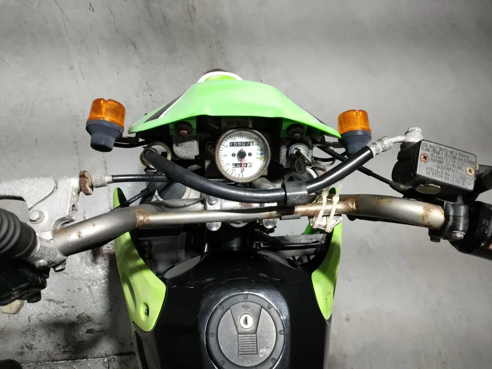 Kawasaki KSR110, black / green, фото 5