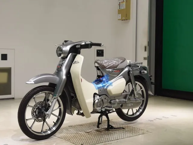 Honda C125-2, серебристый, фото 4