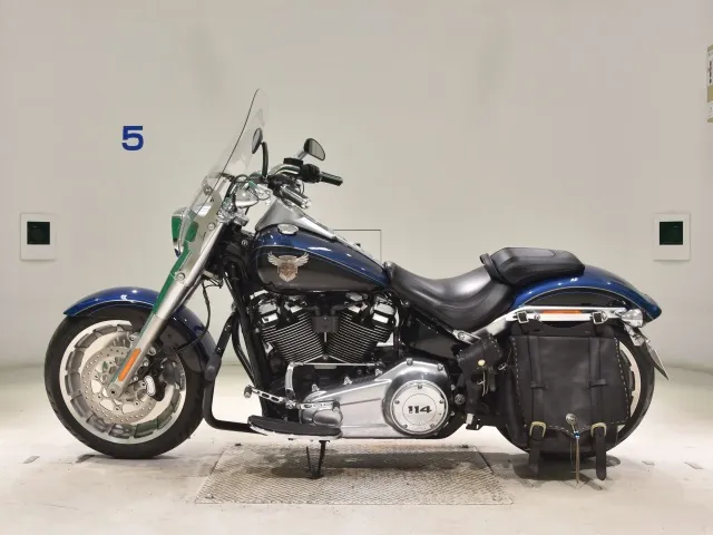 Harley-Davidson FLFBS1870 2018, black | blue, фото 2