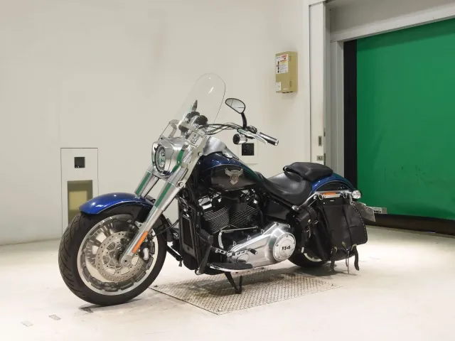 Harley-Davidson FLFBS1870 2018, black | blue, фото 4