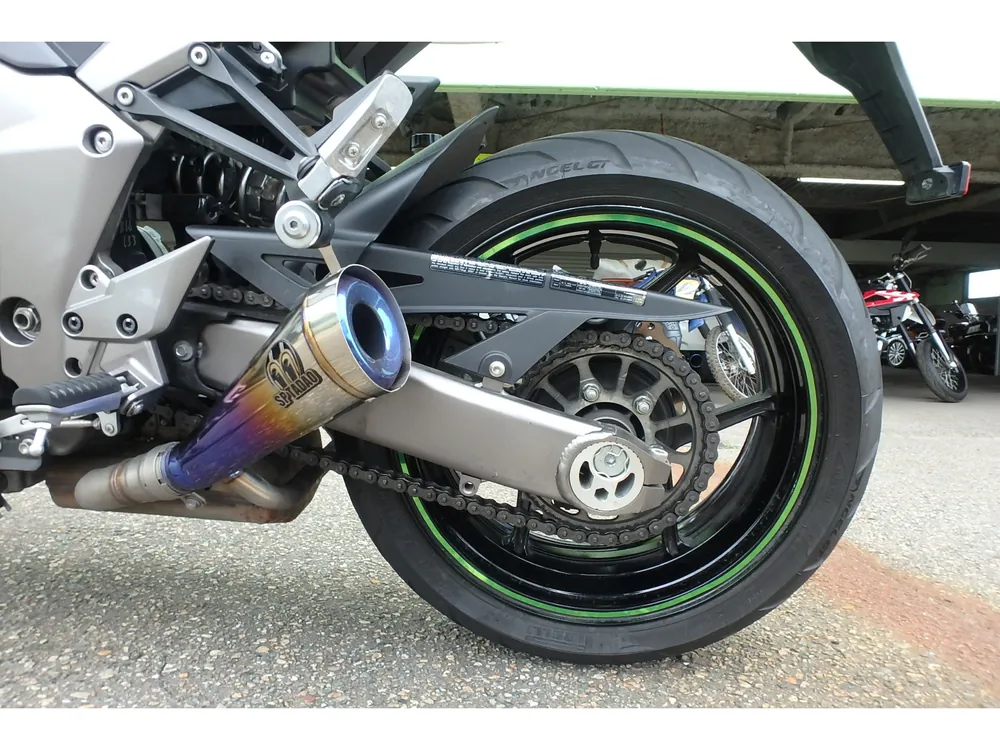 Kawasaki Ninja 1000 2011, black/green, фото 13