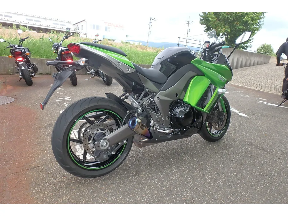 Kawasaki Ninja 1000 2011, black/green, фото 7