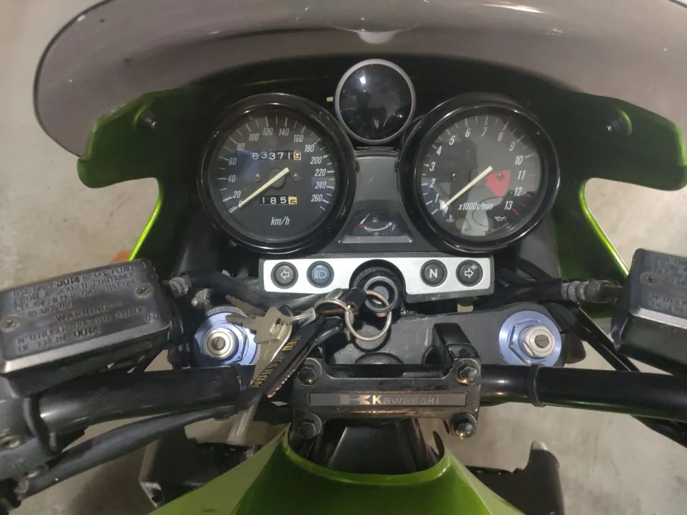 Kawasaki ZRX1200R 2001, зелёный, фото 5