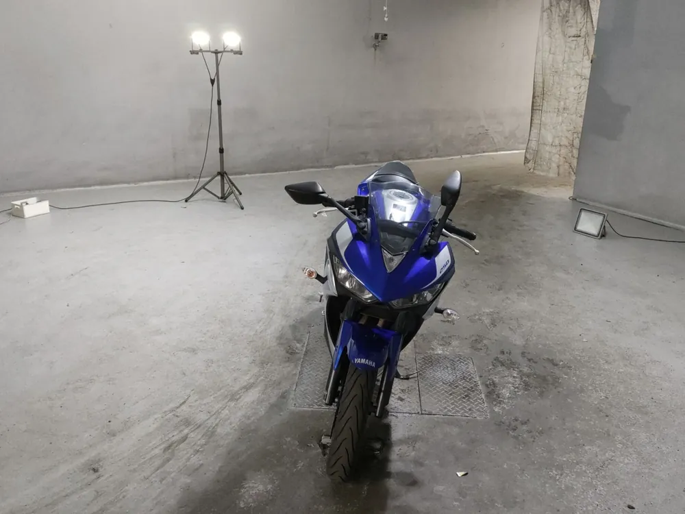 Yamaha YZF-R25, серебристый, синий, фото 3