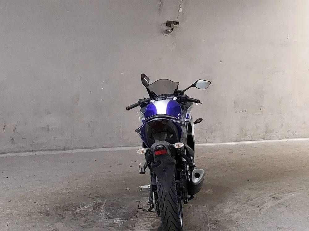 Yamaha YZF-R25, серебристый, синий, фото 4