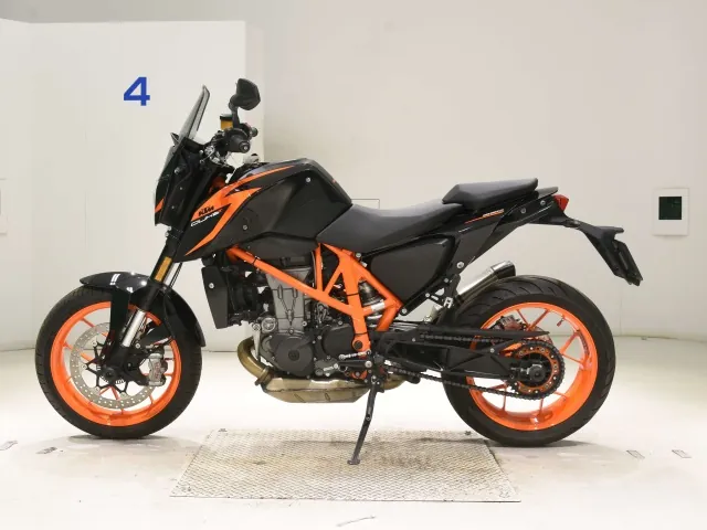 KTM 690 DUKE R 2017, black | orange, фото 2