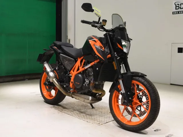 KTM 690 DUKE R 2017, black | orange, фото 3