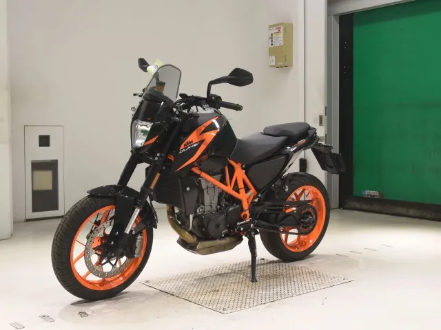 KTM 690 DUKE R 2017, black | orange, фото 4
