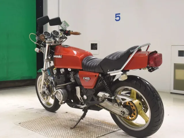 Kawasaki Zephyr 400 1998, красный, фото 6
