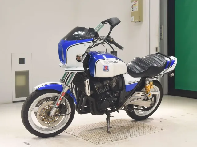 Suzuki GSX400 Impulse 1996, white | blue, фото 4