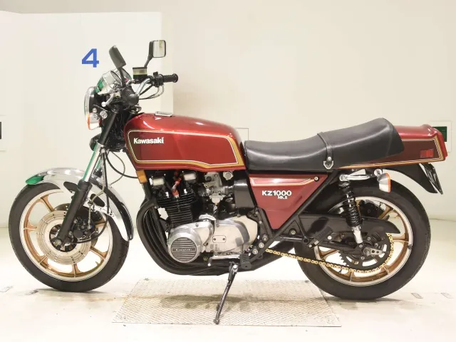 Kawasaki Z750D1 1979, красный, фото 2