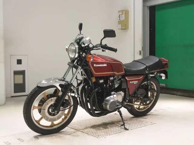 Kawasaki Z750D1 1979, красный, фото 4