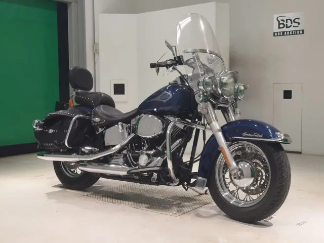 Harley-Davidson FLSTC1450 1999, синий, фото 3
