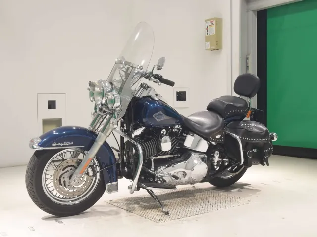 Harley-Davidson FLSTC1450 1999, синий, фото 4