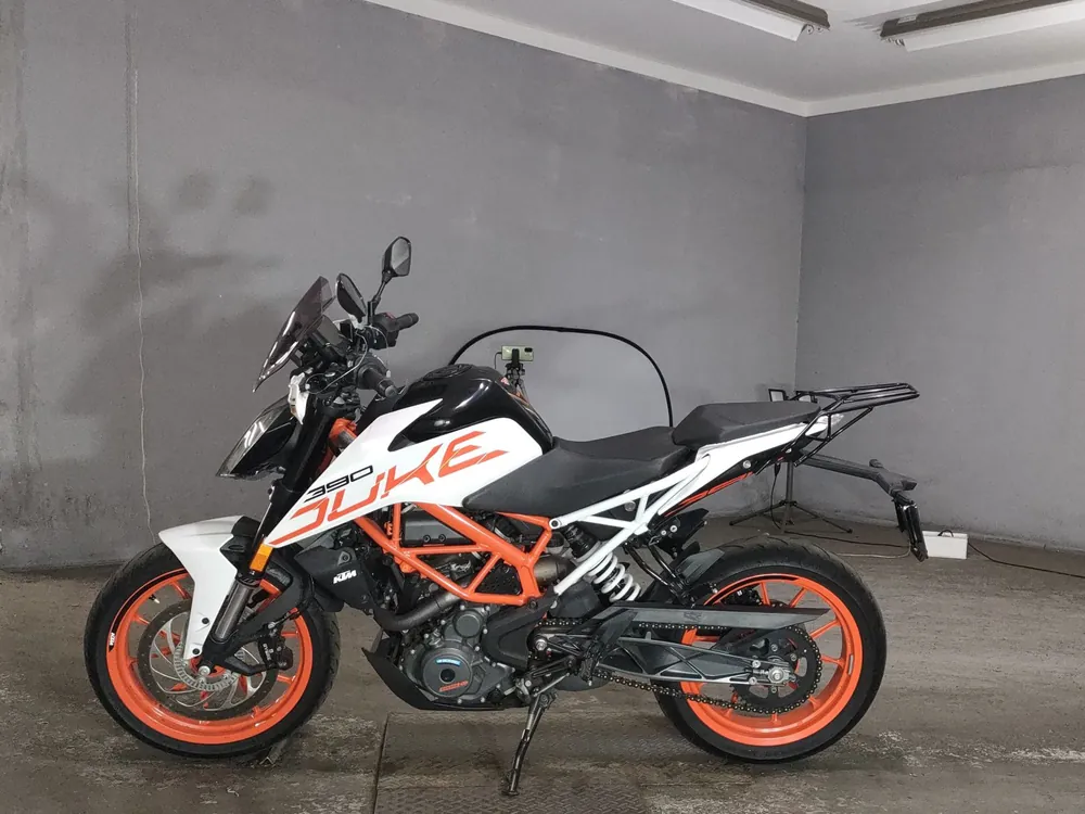 KTM 390 Duke 2021, white/black, фото 2