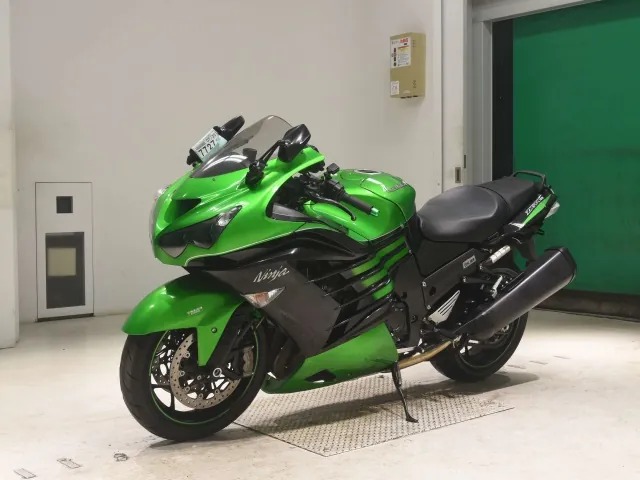 Kawasaki ZX-14RA 2016, black | green, фото 4