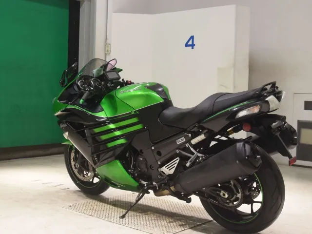 Kawasaki ZX-14RA 2016, black | green, фото 6