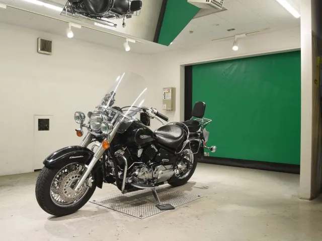 Yamaha Dragstar 1100 2004, чёрный, фото 4