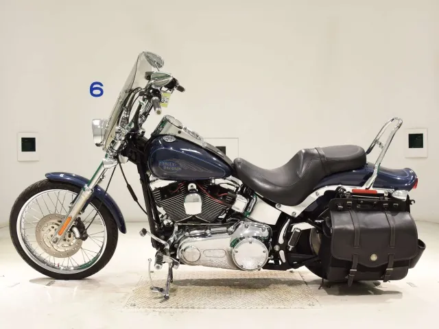 Harley-Davidson FXSTC1580 2008, navy blue, фото 2