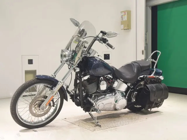 Harley-Davidson FXSTC1580 2008, navy blue, фото 4