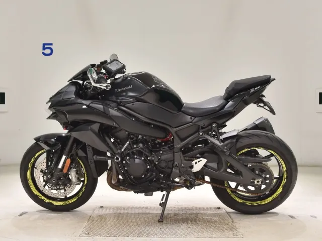 Kawasaki Z H2 2021, чёрный, фото 2