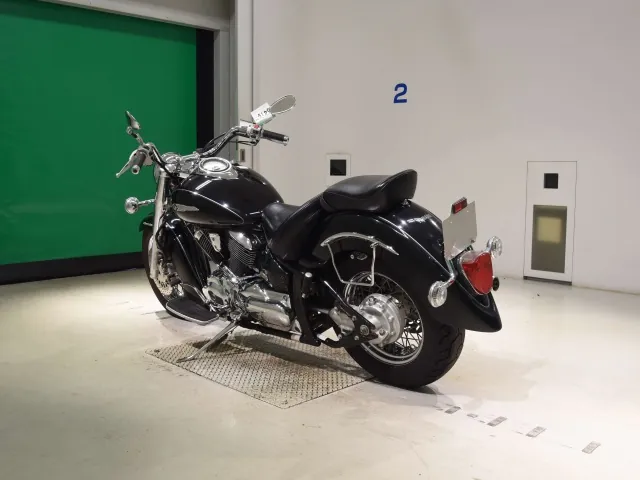 Yamaha Dragstar 1100 2007, чёрный, фото 6