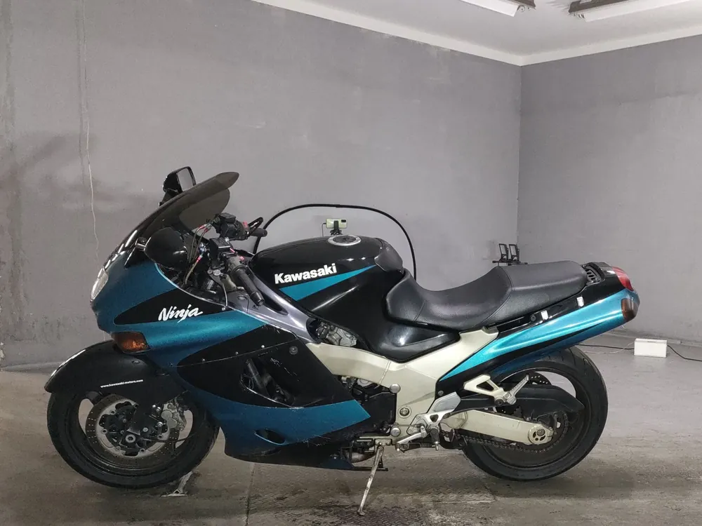 Kawasaki ZZ-R1100 1993, чёрный, синий, фото 2