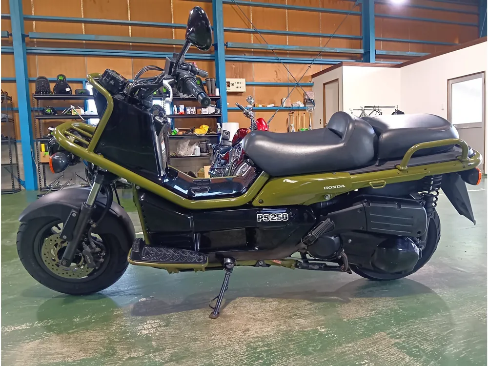 Honda PS250 MF09, зелёный, фото 2