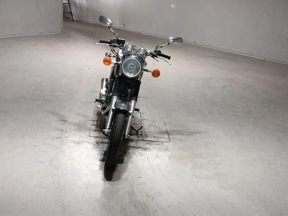 Yamaha SR400, серый, зелёный, фото 3