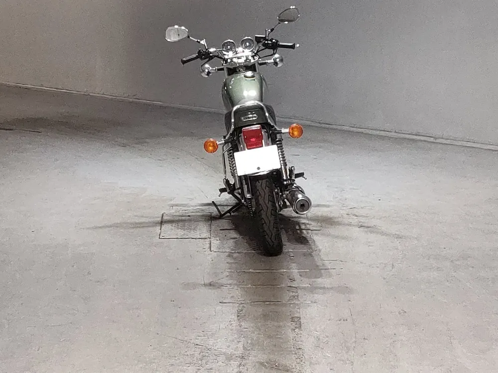 Yamaha SR400, серый, зелёный, фото 4