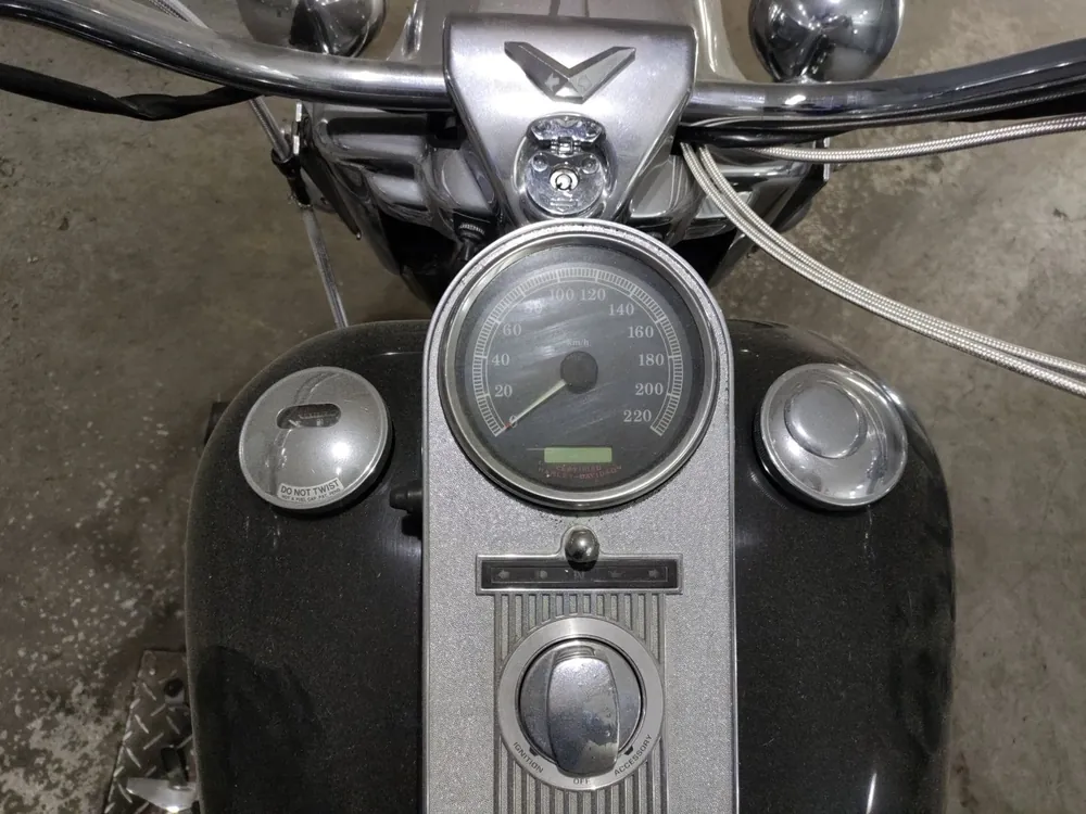Harley-Davidson FLHR1450 2004, чёрный, фото 5