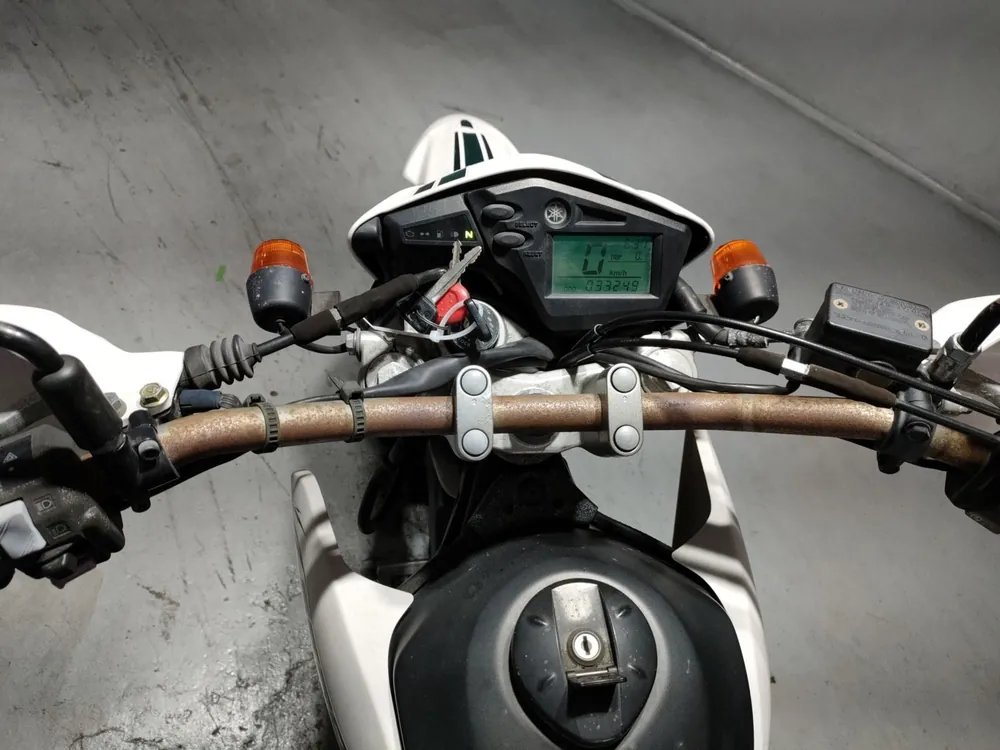 Yamaha Serow 250, белый, зелёный, фото 5