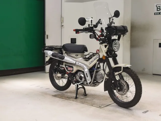 Honda CT125 Hunter Cub, белый, фото 3