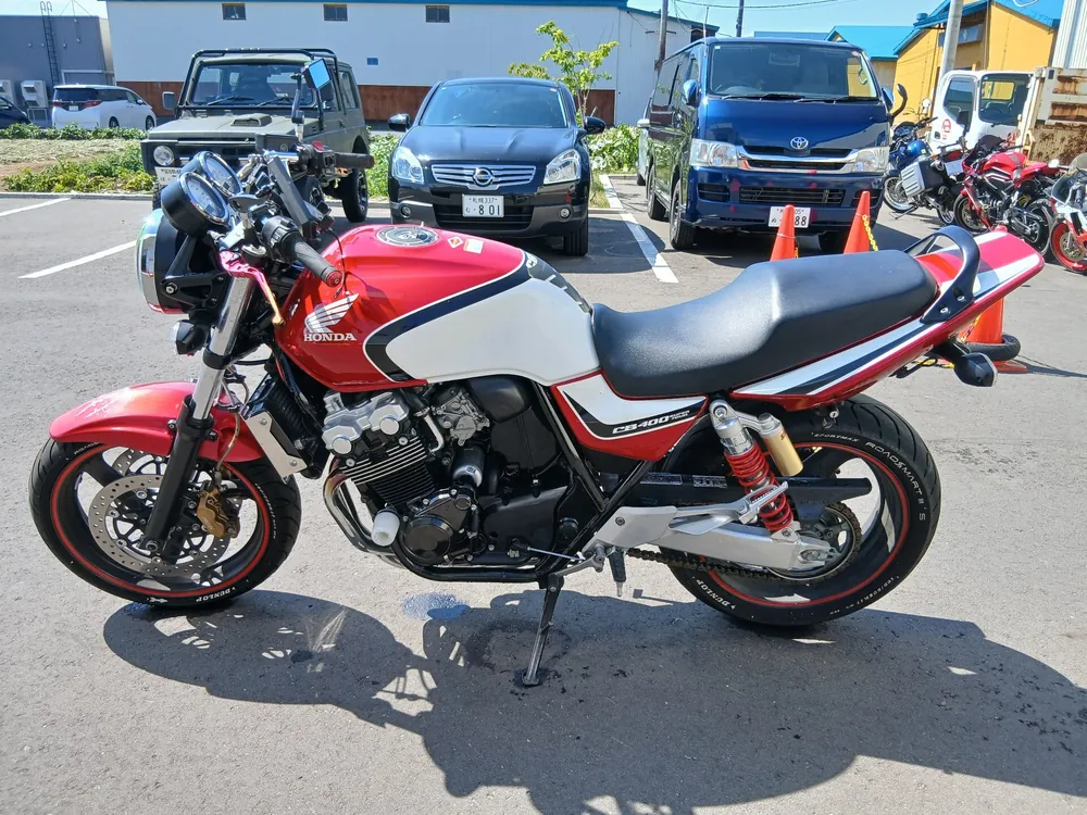 Honda CB400 Super Four 2005, red/white, фото 2
