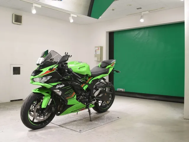 Kawasaki Zx-6Ra 2022, black | green, фото 4