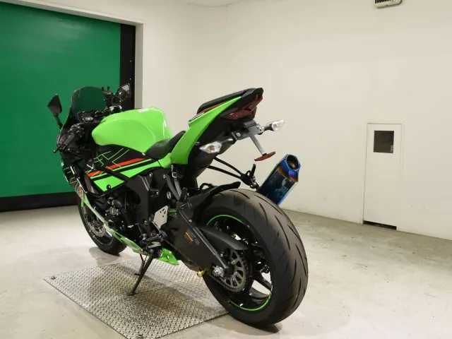 Kawasaki Zx-6Ra 2022, black | green, фото 6