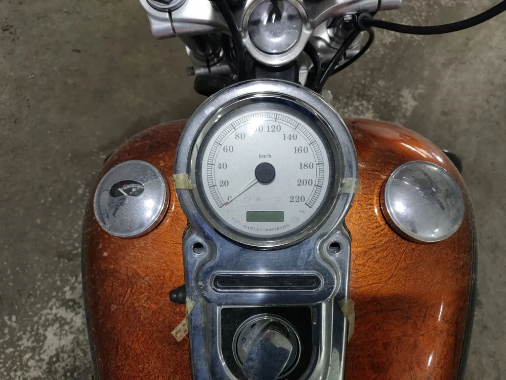 Harley-Davidson FXDC1580 2009, black / orange, фото 5